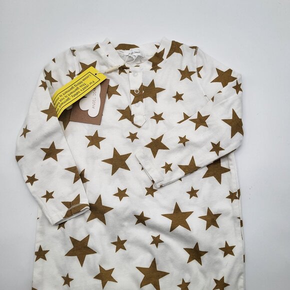 Angel Dear Baby Star Print Cotton Footless Romper Sleeper One Piece 18-24M - Picture 3 of 7